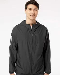 A524 - Hooded Full-Zip Windbreaker<Adidas Sale