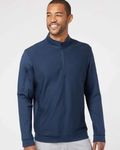 A295 - Performance Textured Quarter-Zip Pullover<Adidas Online