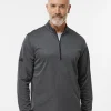 A593 - Space Dyed Quarter-Zip Pullover<Adidas Hot