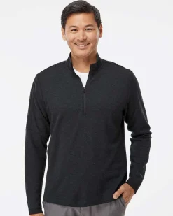 A554 - 3-Stripes Quarter-Zip Sweater<Adidas Fashion