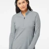A476 - Women's Lightweight Mélange Quarter-Zip Pullover<Adidas Outlet