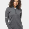A589 - Women's Spacer Quarter-Zip Pullover<Adidas Hot