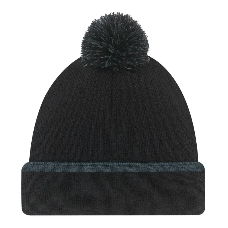 9B063M - Acrylic Cuff Toque (Pom Pom 8cm)<AJM Outlet