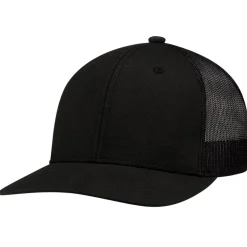 8D017M - Duck Canvas / Polyester Mesh, 6 Panel Constructed Pro-Round (Mesh Back)<AJM Discount