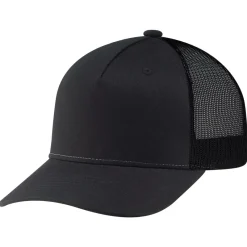8E909M - Deluxe Chino Twill / Polyester Mesh 6 Panel Constructed Pro-Round (Mesh Back)<AJM Clearance