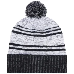 9G087M - Acrylic / Polyester Micro Fleece, Cuff Toque (Pom Pom 8cm)<AJM Fashion
