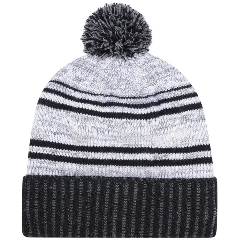 9G087M - Acrylic / Polyester Micro Fleece, Cuff Toque (Pom Pom 8cm)<AJM Fashion