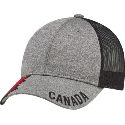 4H337M - Polyester Heather / Soft Polyester Mesh 6 Panel Constructed Full-Fit (, Mesh Back)<AJM Discount