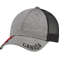 4H337M - Polyester Heather / Soft Polyester Mesh 6 Panel Constructed Full-Fit (, Mesh Back)<AJM Discount