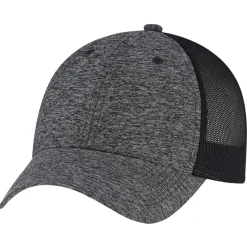 5H647M - Polyester Marl / Soft Polyester Mesh 6 Panel Constructed Full-Fit (Mesh Back)<AJM Discount