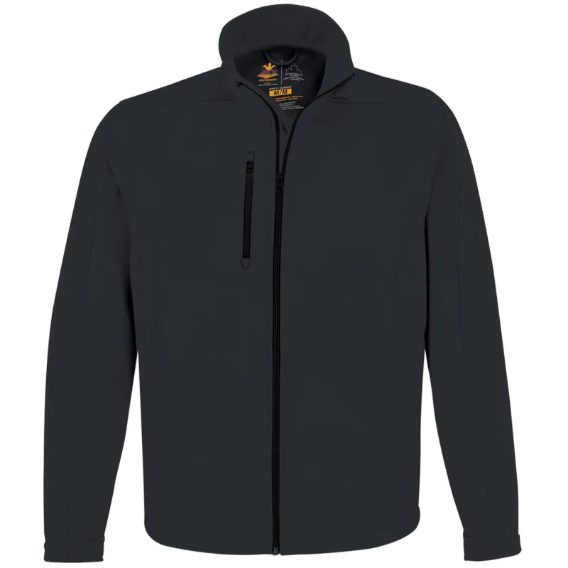 JM1200 - Men's Performance Seasonal Softshell Jackets :: 94% Polyester / 6% Spandex, 3-Layer Bonded Softshell<AJM New