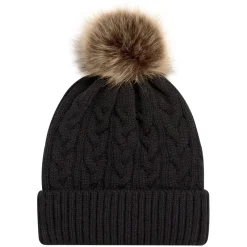 9L594L - Acrylic Cuff Toque (Faux Fur Pom Pom 12cm)<AJM Sale