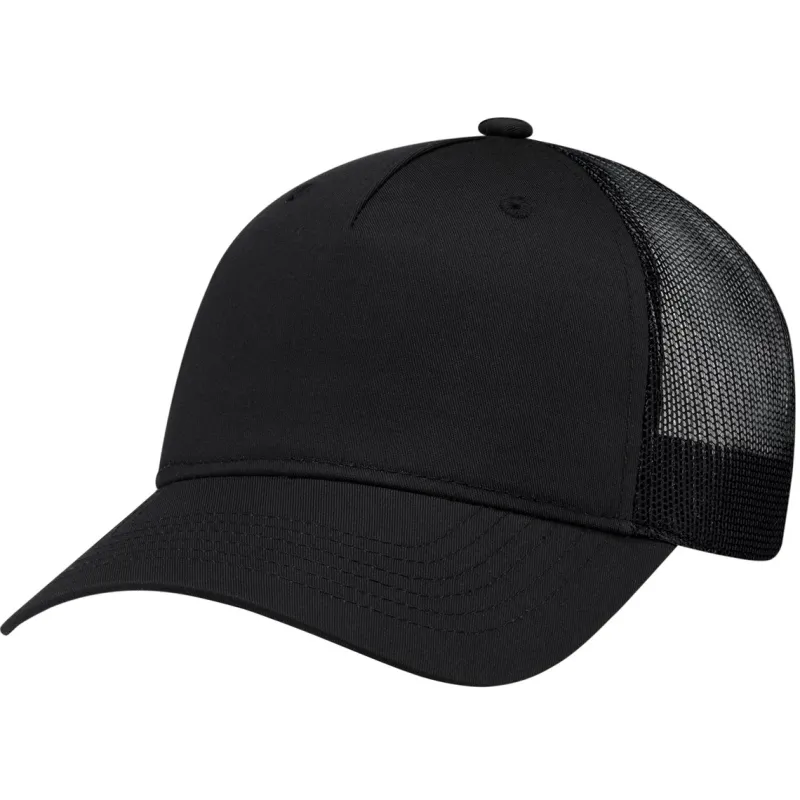 5960M - Polycotton / Polyester Mesh 5 Panel Constructed Full-Fit-Five (Mesh Back)<AJM New