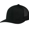 7M110M - Deluxe Chino Twill / Flexible Polyester Mesh, 6 Panel Constructed Pro-Round (Mesh Back, Deluxe Fit)<AJM Discount