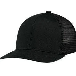 7M110M - Deluxe Chino Twill / Flexible Polyester Mesh, 6 Panel Constructed Pro-Round (Mesh Back, Deluxe Fit)<AJM Discount