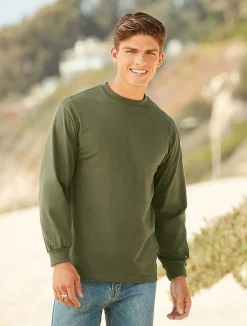 1304 - Classic Cotton Long Sleeve Tee<American Apparel Clearance