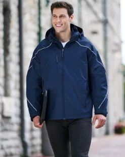 Ash City 88196 - ANGLE MEN'S 3-in-1 JACKET WITH BONDED FLEECE LINER<North End New