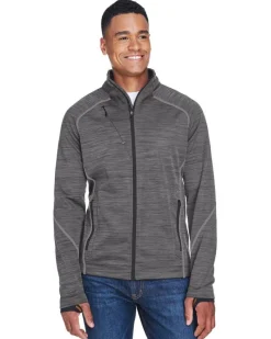 Ash City North End 88697 - Flux Men's Melange Bonded Fleece Jackets<North End Sport Red Best