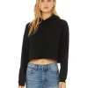 B7502 - Ladies Cropped Fleece Hoodie<Bella+Canvas Clearance