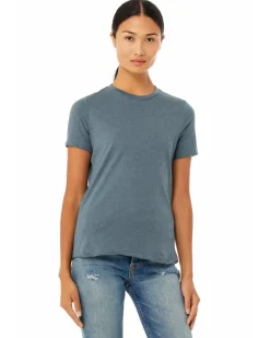 6400CVC - Ladies Relaxed Heather CVC Short-Sleeve T-Shirt<Bella+Canvas Clearance