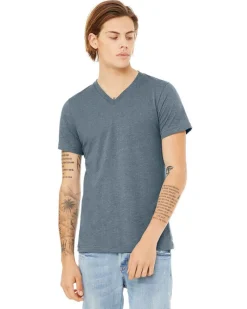3005CVC - Unisex CVC Jersey V-Neck T-Shirt<Bella+Canvas Clearance