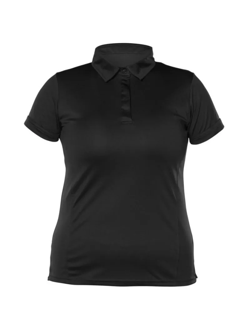 L349 - Women's Short Sleeve Polo, 100% Polyester Interlock, Dry Fit<Blank Activewear Clearance