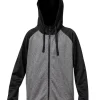 ML444 - Unisex Performance Full Zip Hoodie with Mock Neck<Blank Activewear Outlet