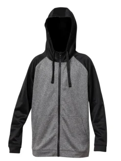 ML444 - Unisex Performance Full Zip Hoodie with Mock Neck<Blank Activewear Outlet