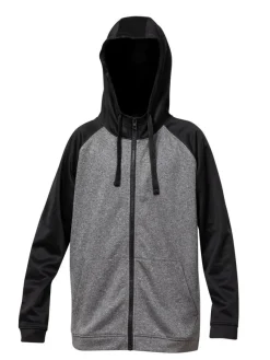 Y444 - Youth Performance Full Zip Hoodie with Raglan Sleeves<Blank Activewear Clearance