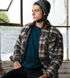 8610 - QUILTED FLANNEL JACKET<Burnside Sale
