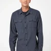 8200 - Solid Flannel Shirt<Burnside Online