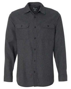 8200 - Solid Flannel Shirt<Burnside Online