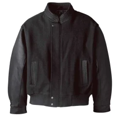 L00227 - Graduate Imported Melton & Deercow Bomber<Canada Sportswear Genuine Outlet