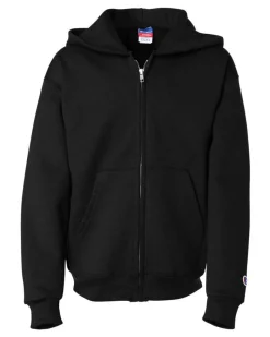 S890 - Eco Youth Full-Zip Hooded Sweatshirt<Champion Fashion