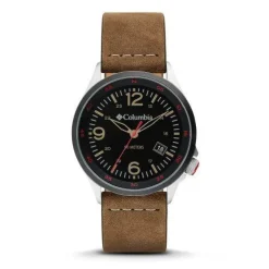 CSC02-001 - Canyon Ridge Watch: Dial/Camel Leather<Columbia Timing Clearance