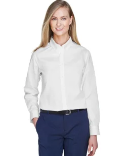 78193 - Operate Core 365™ Ladies' Long Sleeve Twill Shirts<Core365 Fashion