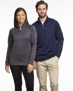 Core 365 CE801 - Unisex Fusion ChromaSoft Fleece Quarter-Zip<Core365 Outlet