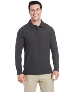 Core 365 CE112L - Men's Fusion ChromaSoft Long-Sleeve Pique Polo<Core365 Clearance