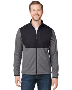 CE74 - Men's Venture Heathered Stripe Hybrid Jacket<Core365 Discount