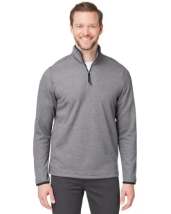 CE73 - Men's Venture Heathered Stripe Quarter-Zip<Core365 Sale