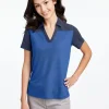 CE112CW - Ladies Fusion ChromaSoft Colorblock Polo<Core365 Outlet