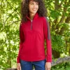 CE404W - Ladies Market Snag Protect Mesh Colorblock Quarter-Zip<Core365 Clearance