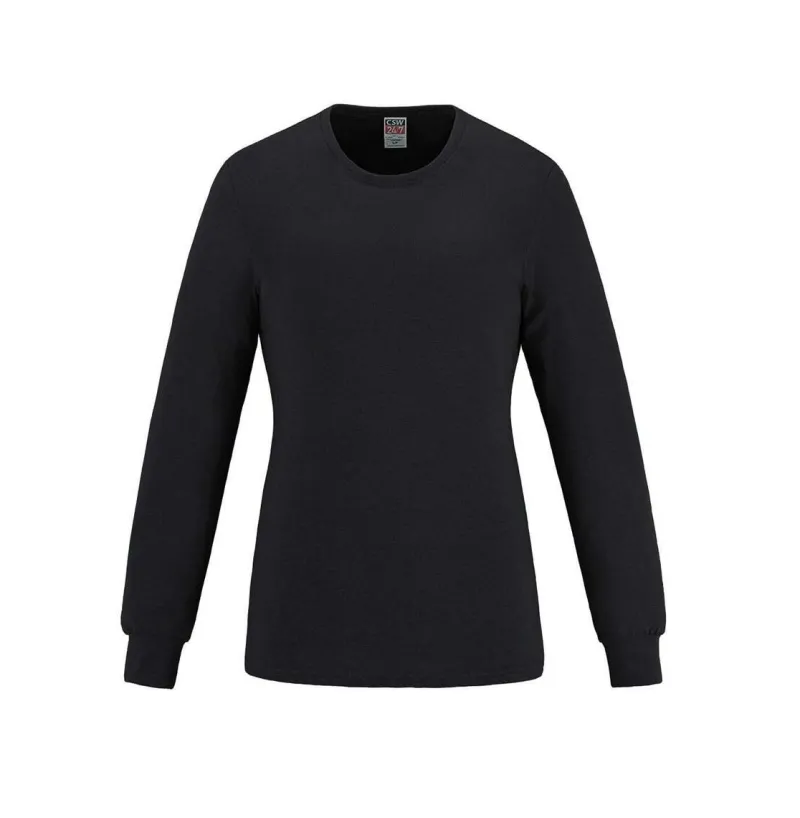 S05616 - Breeze Ladies Long Sleeve Crew Neck Tee<CSW 24/7 Discount
