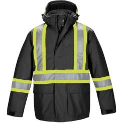 L01250 - Armour Polyester Canvas Hi-Vis Parka<CX2 Hivis Outlet