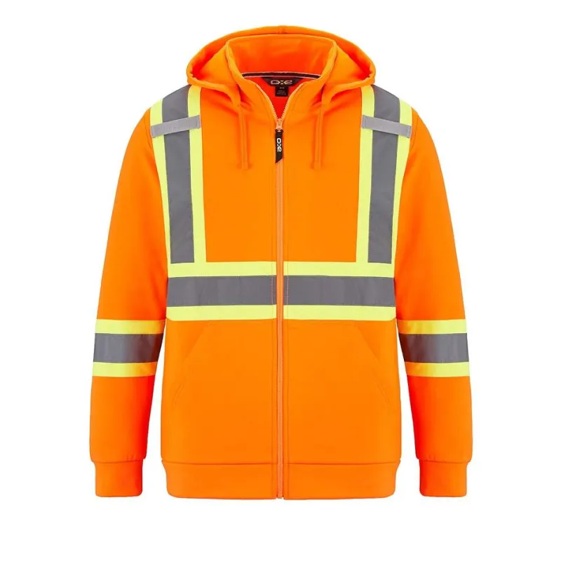 L01380 - Infinity Hi-Vis Polyester Full Zip Hodie<CX2 Hivis New