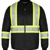 L01220 - Patch Hi Vis Freezer Jacket<CX2 Hivis Online