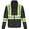 L01260 - Safeguard Hivis Reversible Jacket<CX2 Hivis Online