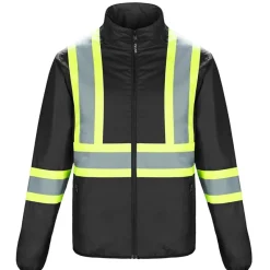 L01260 - Safeguard Hivis Reversible Jacket<CX2 Hivis Online