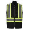 L01295 - Titan Hivis Vest With Sherpa Lining<CX2 Hivis Fashion