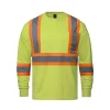 S05995 - Paramount Cotton Hivis Long Sleeve Tshirt<CX2 Hivis New